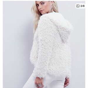 FREE PEOPLE | Once Upon A Hood Sherpa Jacket Size S